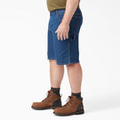 Short menuisier en denim &agrave; ceinture adaptable, 11&nbsp;po - Stonewashed Indigo Blue &#40;SNB&#41;
