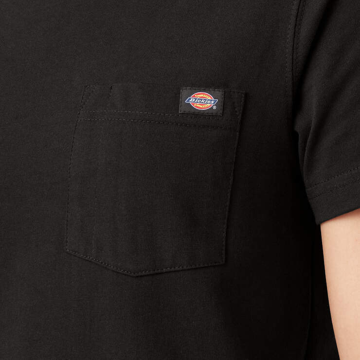T-shirt épais à manches courtes pour femmes - Black (BK) numéro de l’image 6