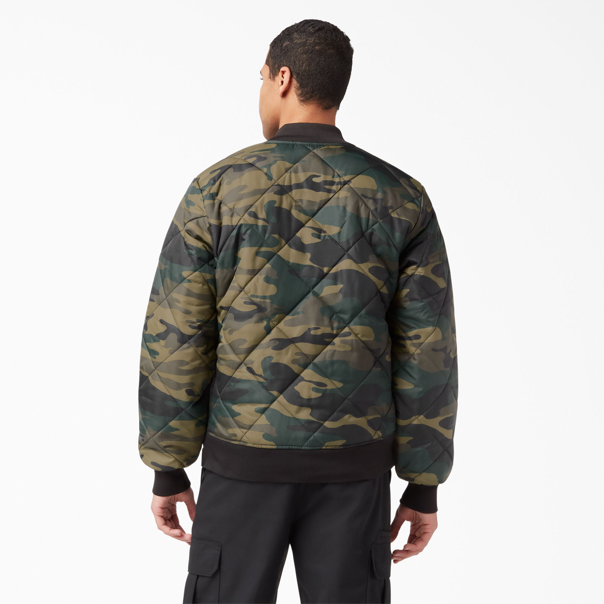 Camo quilted on sale jacket