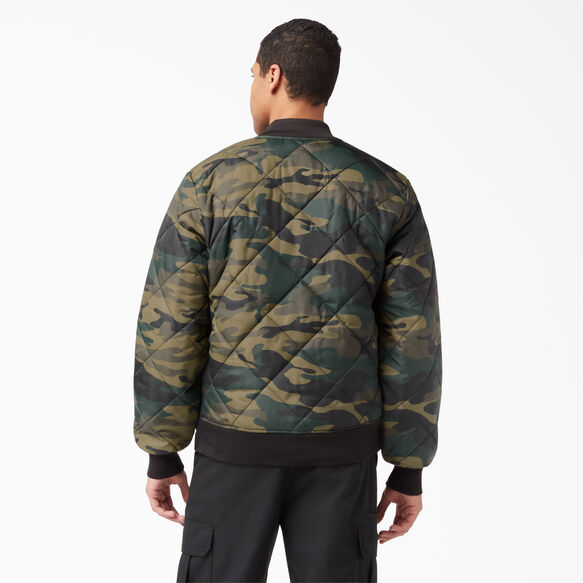 Camo Diamond Quilted Jacket - Hunter Green Camo &#40;HRC&#41;