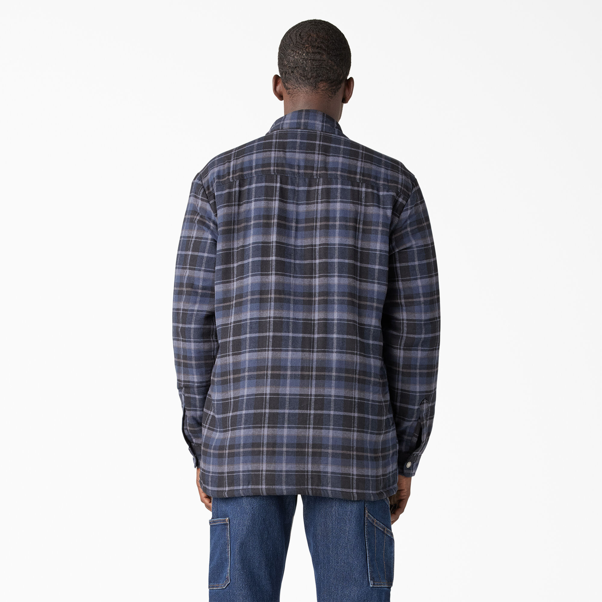 Fleece lined outlet flannel jacket
