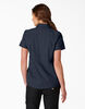 Women&rsquo;s Flex Short-Sleeve Work Shirt - Dark Navy &#40;DN&#41;