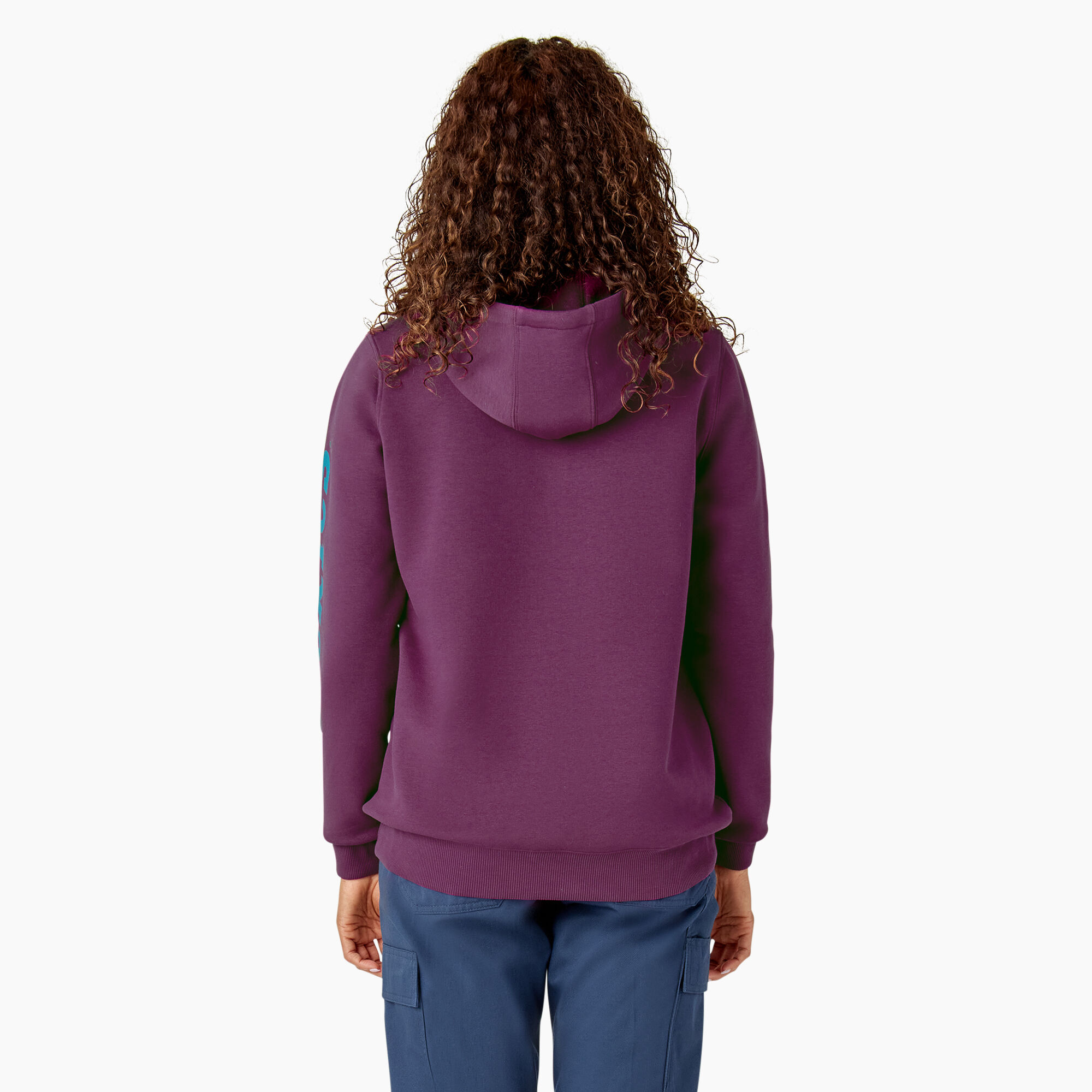 Women s Water Repellent Sleeve Logo Hoodie