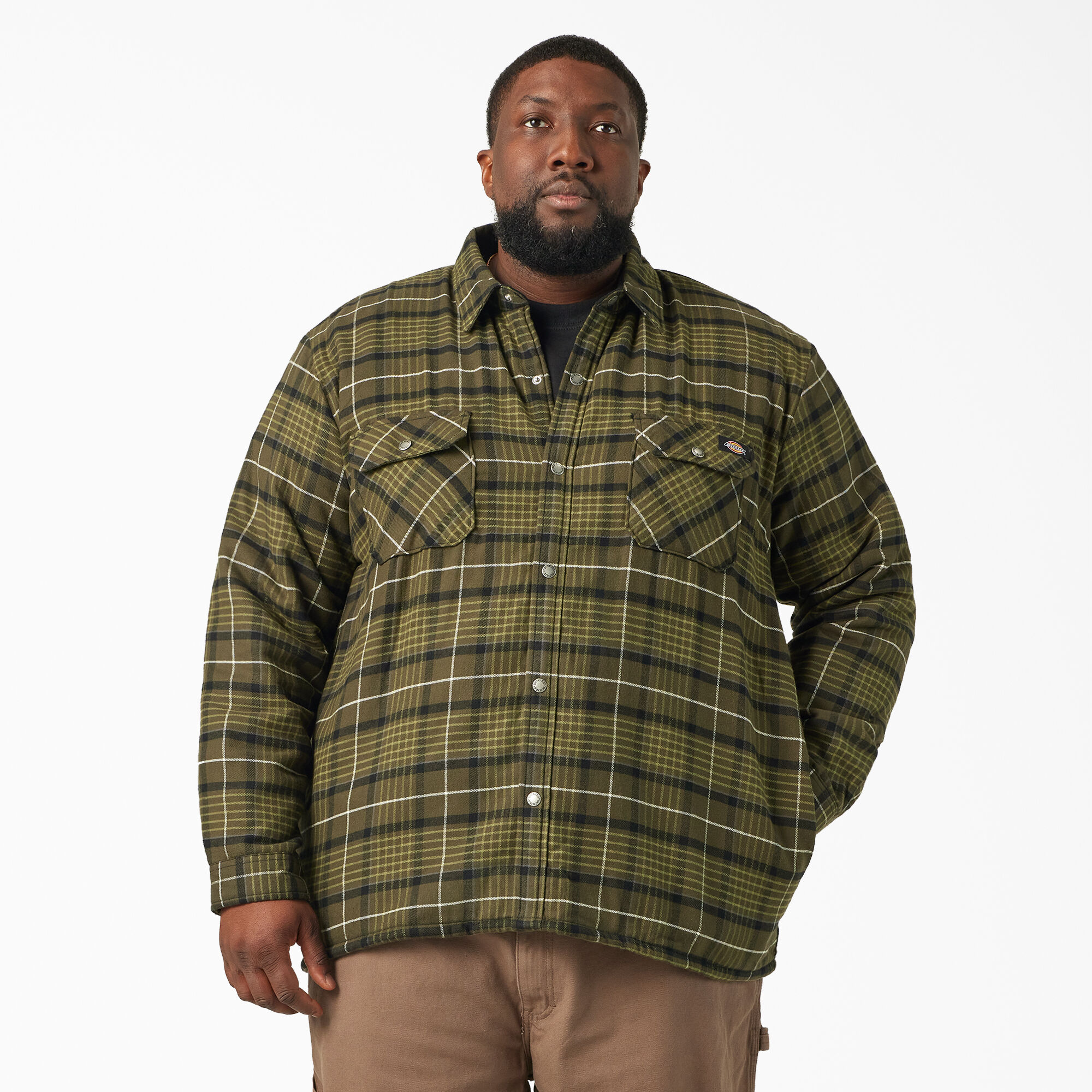 Men s Water Repellent Fleece Lined Flannel Shirt Jacket Dickies Canada
