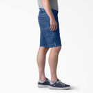 Short menuisier en denim &agrave; ceinture adaptable, 11&nbsp;po - Stonewashed Indigo Blue &#40;SNB&#41;