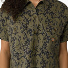 Haut de travail &eacute;court&eacute; Drewsey pour femmes - Military Green Glitch Camo &#40;MPE&#41;
