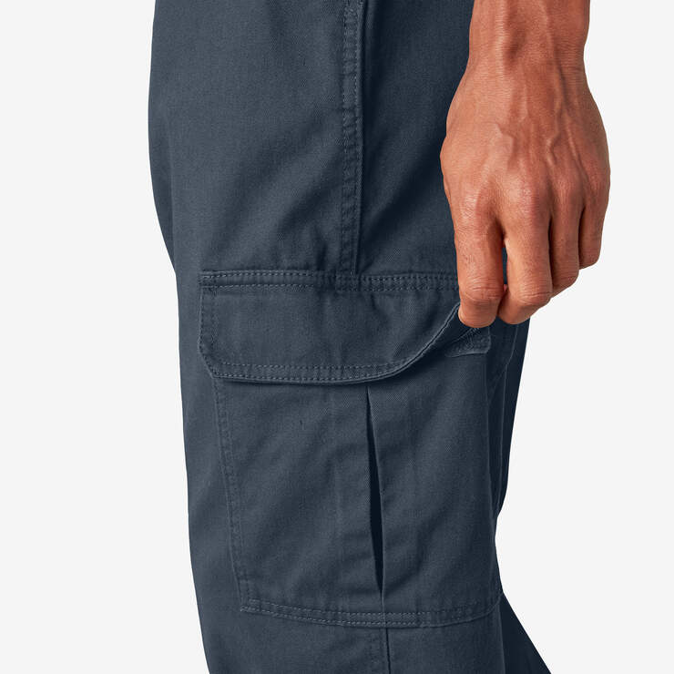 Pantalon cargo ample à jambe droite - Rinsed Dark Navy (RDN) numéro de l’image 8