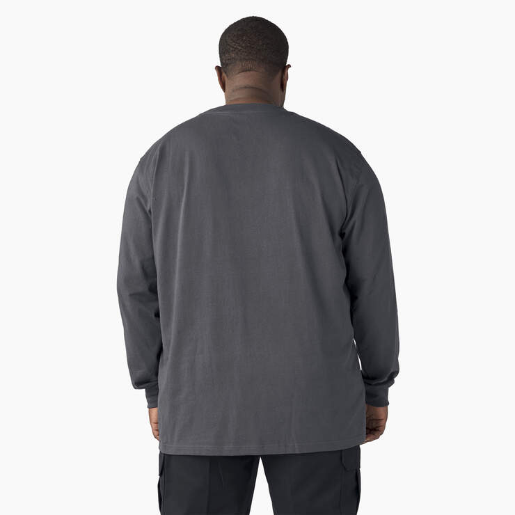 T-shirt épais ras du cou à manches longues - Charcoal Gray (CH) numéro de l’image 5
