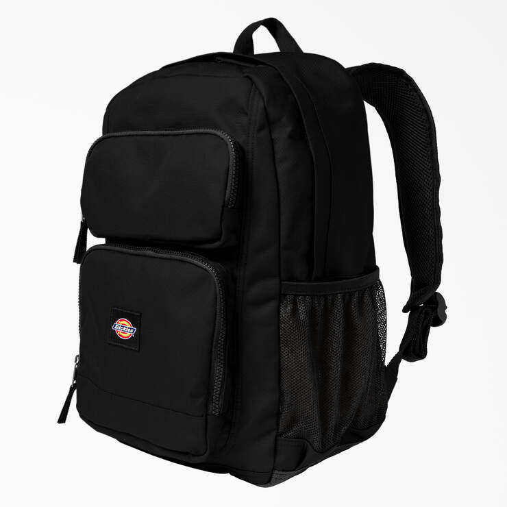 Double Pocket Backpack - Black (BK) image number 3