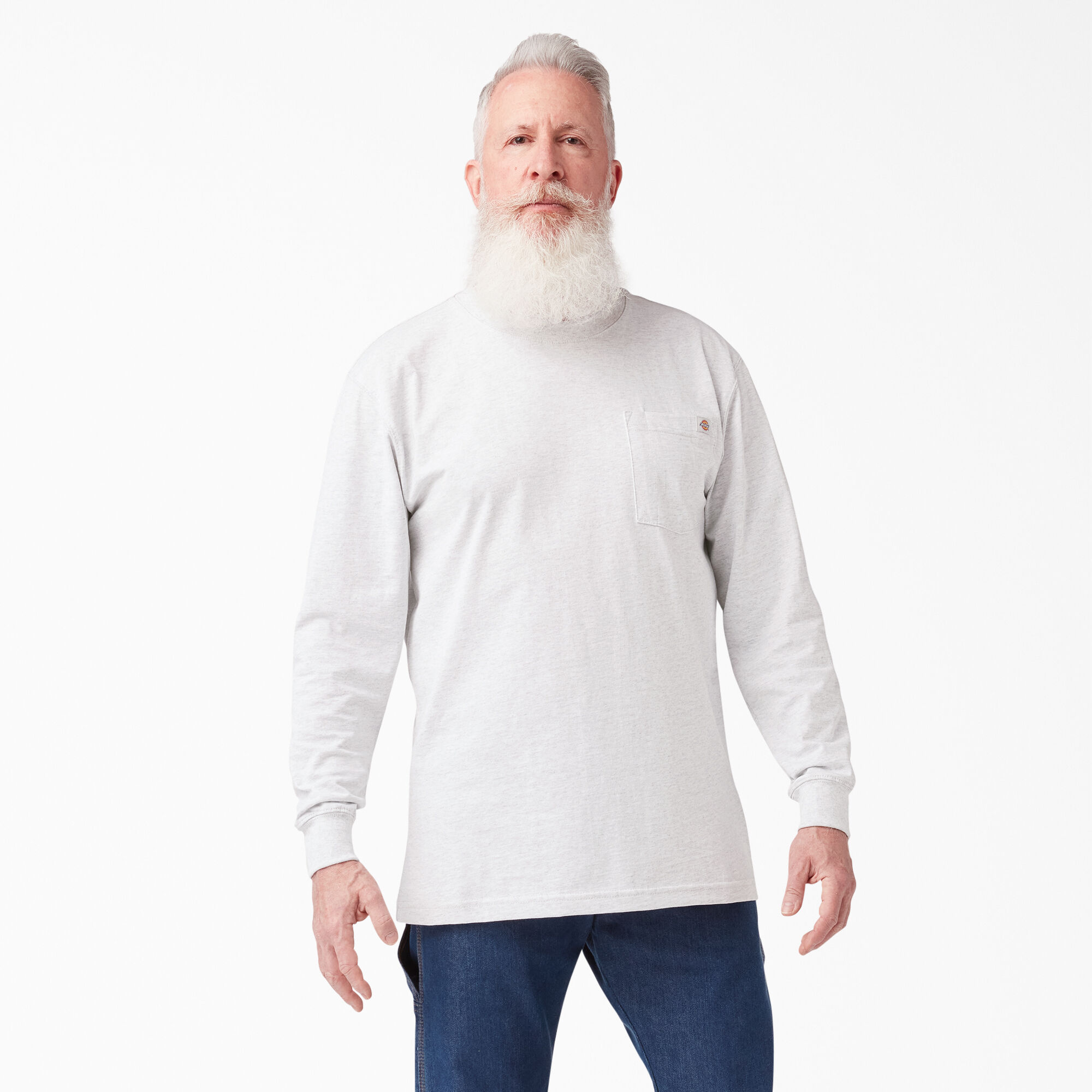 Heavyweight Long Sleeve Pocket T Shirt
