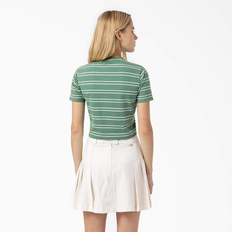 T-shirt rayé à manches courtes Westover pour femmes - Dark Ivy (D2I) numéro de l’image 2