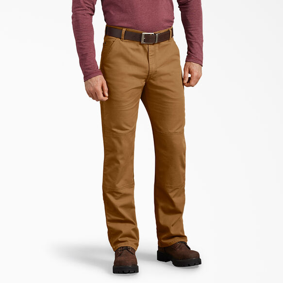 Regular Fit Duck Double Knee Pants - Stonewashed Brown Duck &#40;SBD&#41;