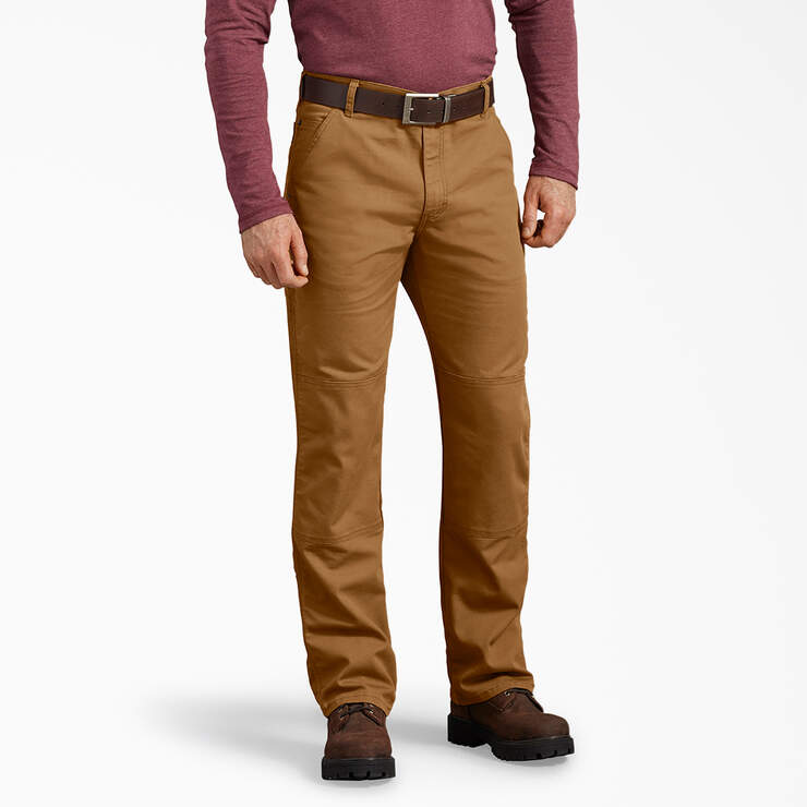 Pantalon standard en coutil à genoux renforcés - Stonewashed Brown Duck (SBD) numéro de l’image 1