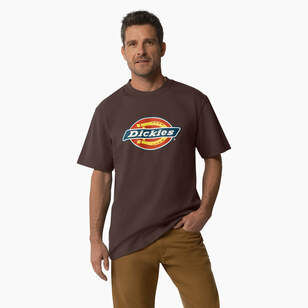 T-shirt imprimé avec logo tricolore à manches courtes