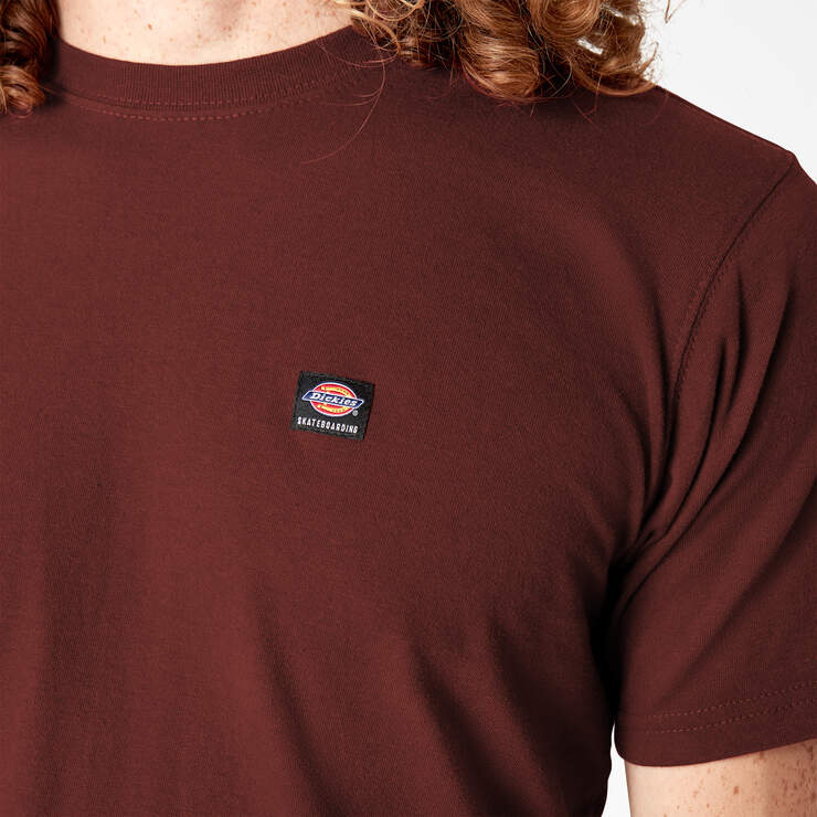 Dickies Skateboarding Regular Fit Chest Logo T-Shirt - Fired Brick (IK9) image number 5