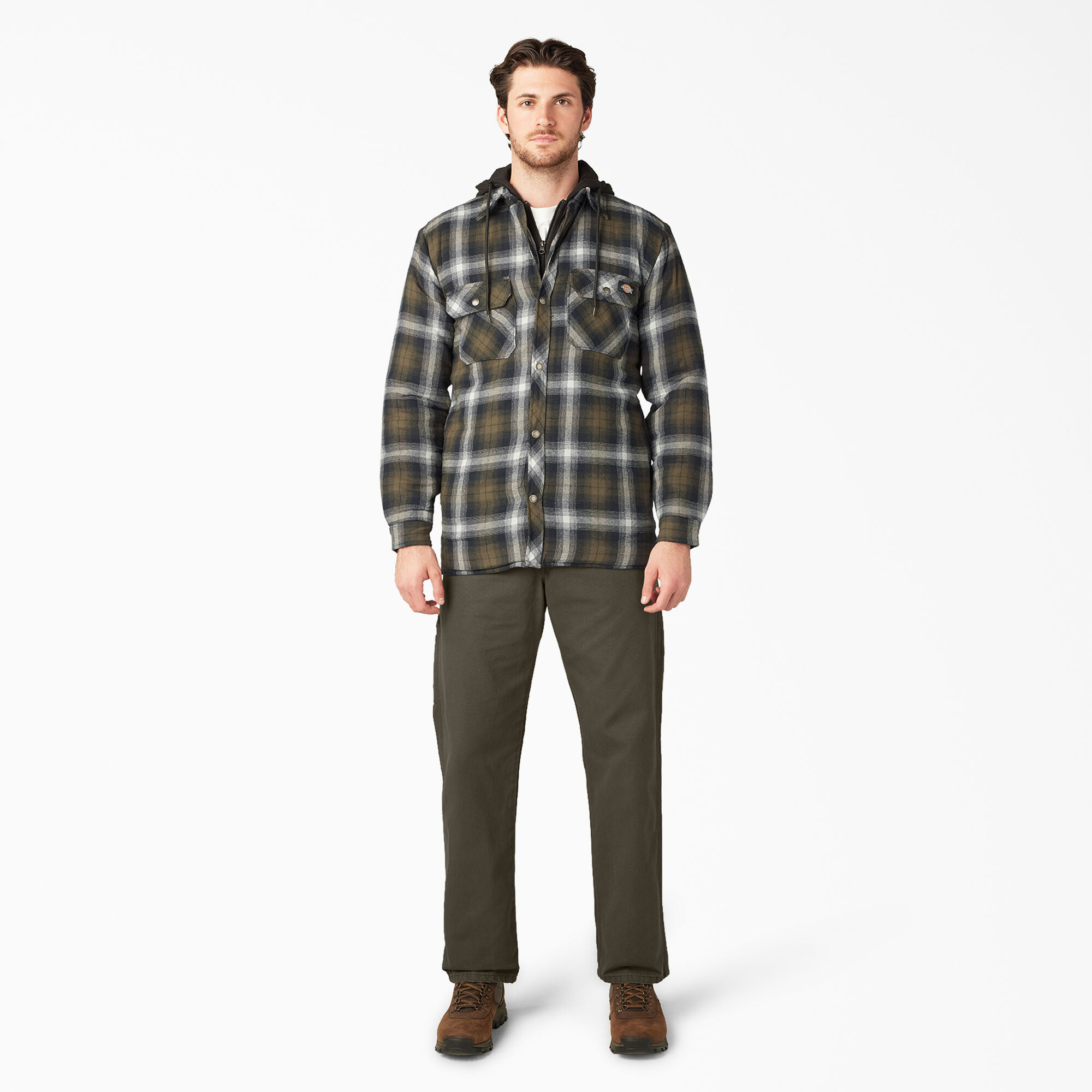 Dickies bonded outlet plaid jacket