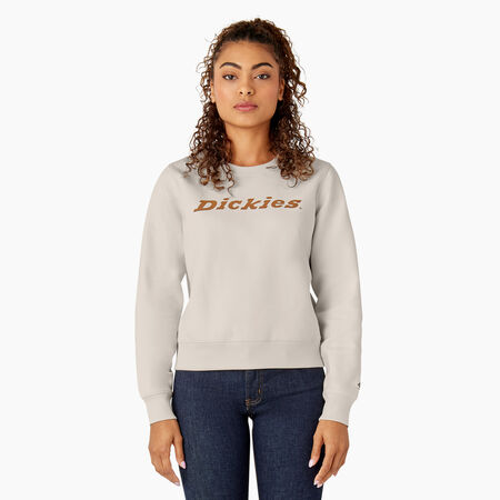 Women&#39;s Water Repellent Logo Sweatshirt - Cream &#40;CR9&#41;