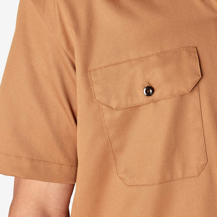 Short Sleeve Work Shirt - Brown Duck (WSD) image number 7