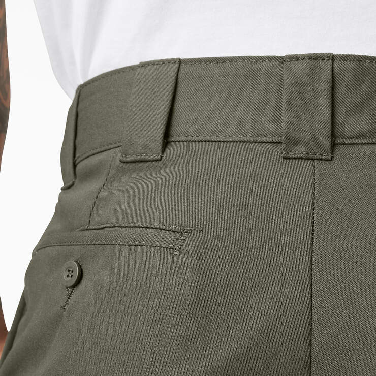 Pantalon cargo de coupe standard en tissu FLEX - Moss Green (MS) numéro de l’image 8