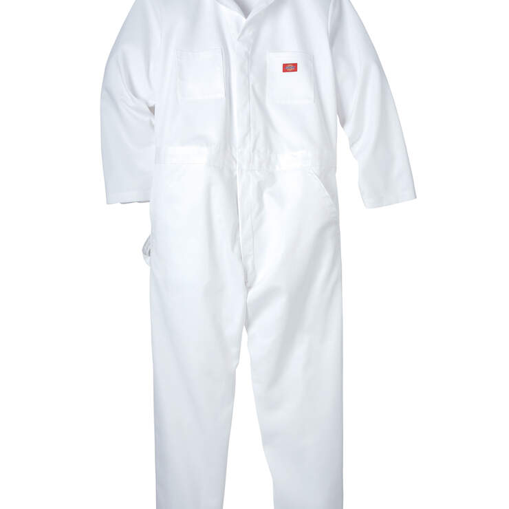Painter's Long Sleeve Coverall - White (WH) image number 1