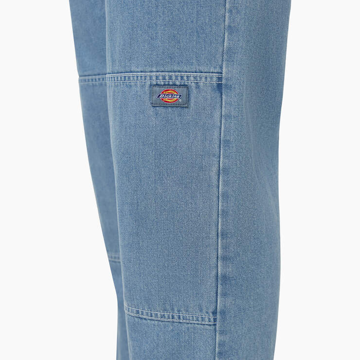 Loose Fit Double Knee Jeans - Light Denim (LTD) image number 7