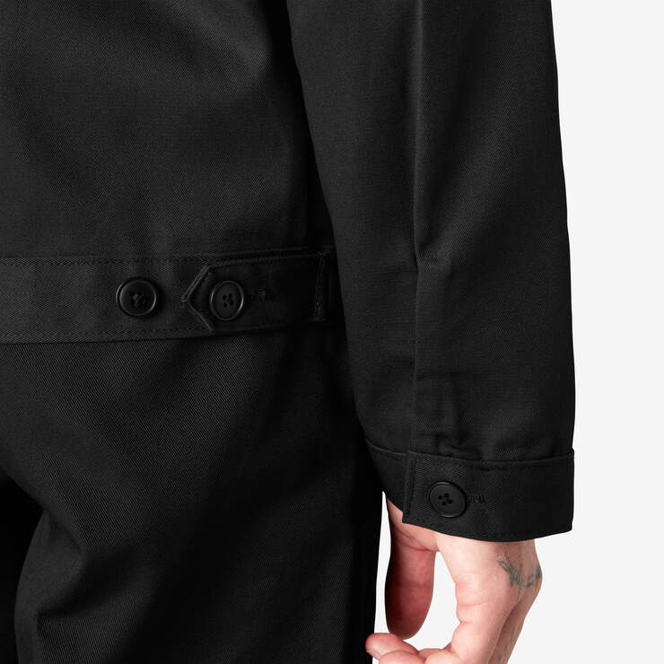 Unlined Eisenhower Jacket - Black (BK) image number 15