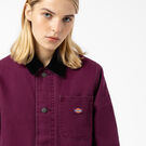 Women&#39;s Duck Lined Chore Coat - Grape Wine &#40;GW9&#41;