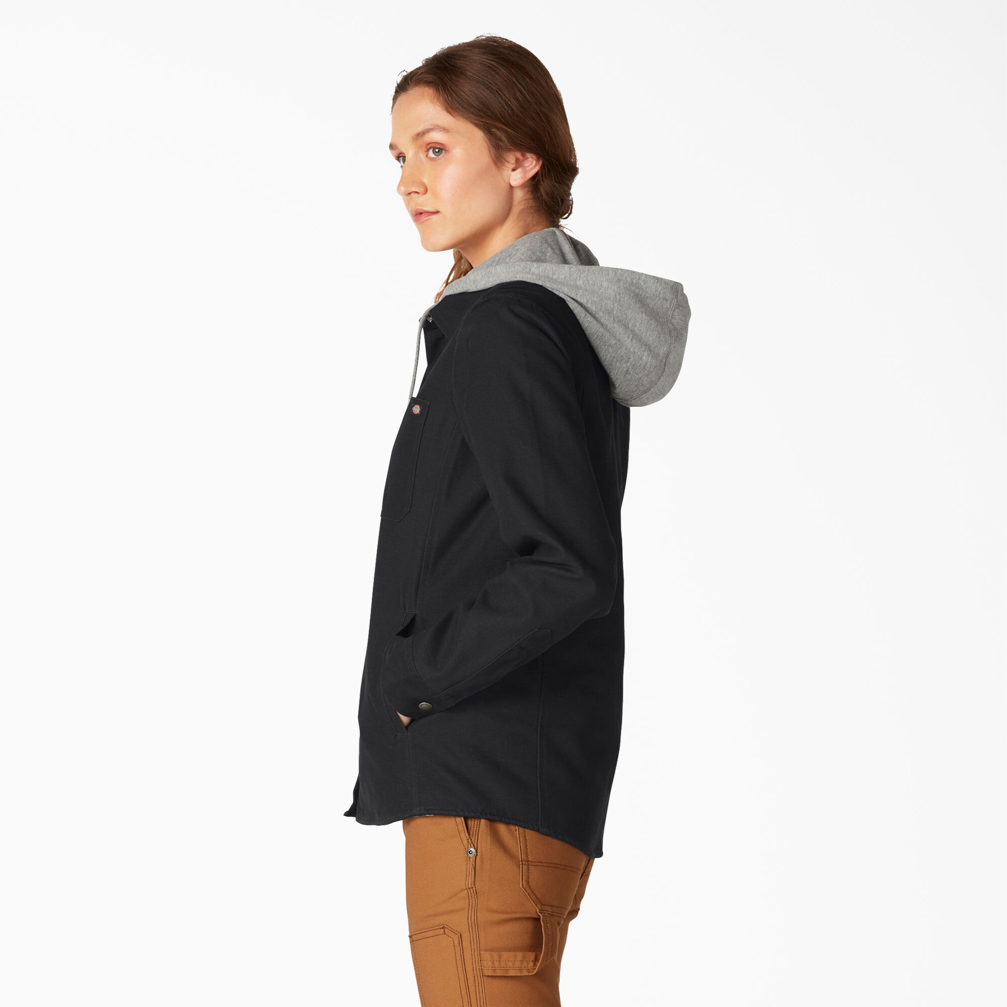 Dickies hooded store shirt jacket