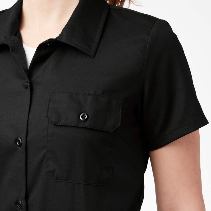 Women's 574 Original Work Shirt - Black (BSK) image number 6