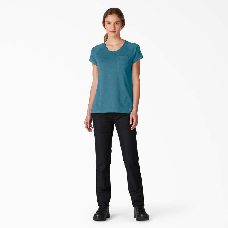 Women's Cooling Short Sleeve Pocket T-Shirt - Deep Sky (ESD) image number 4