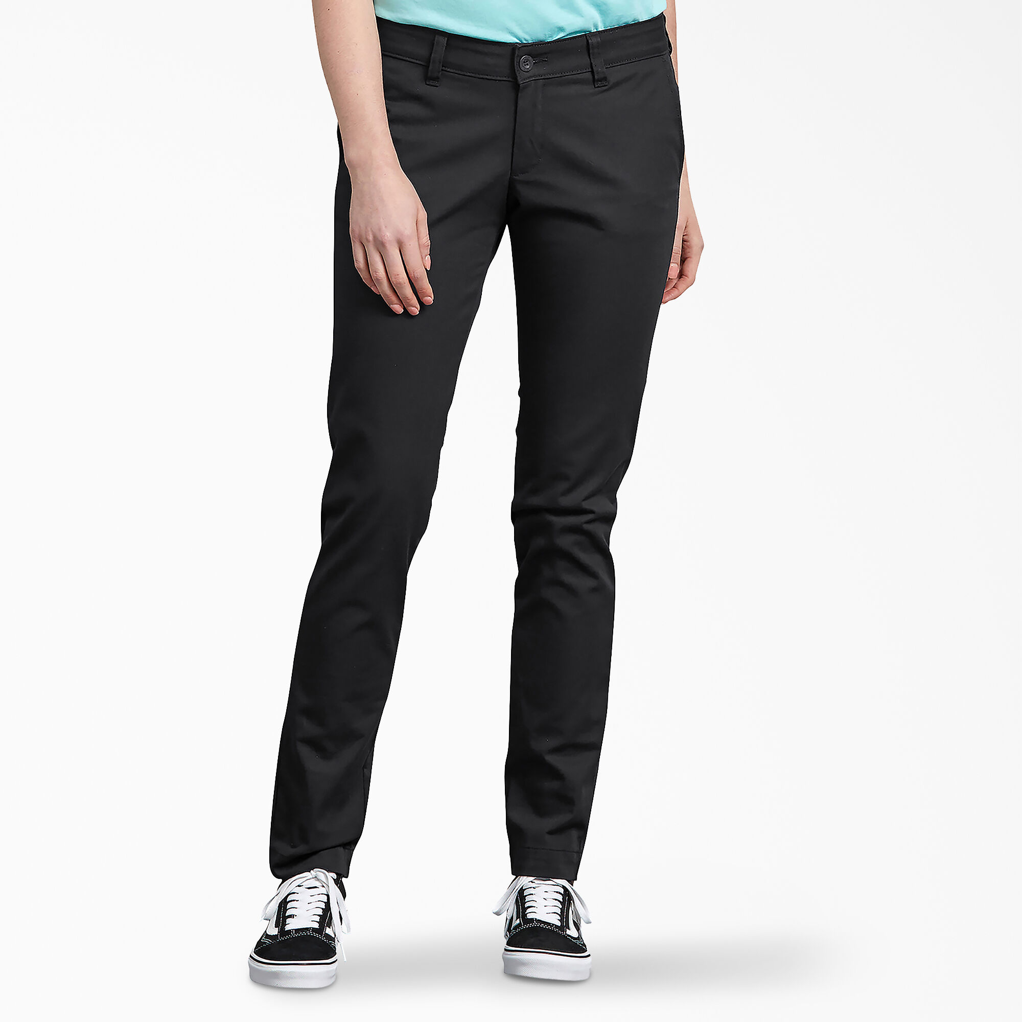 Dickies women's on sale slim fit pants