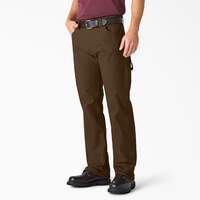Pantalon menuisier de coupe décontractée en coutil épais - Rinsed Timber Brown (RTB)