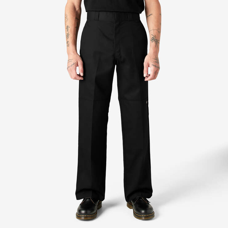 Pantalon de travail ample à genoux renforcés - Black (BK) numéro de l’image 1