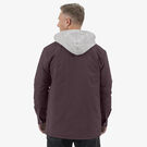 Duck Hooded Shirt Jacket - Maroon &#40;MR&#41;