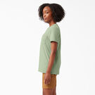 Women&#39;s Short Sleeve Heavyweight T-Shirt - Celadon Green &#40;C2G&#41;