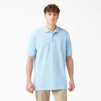 Polo à manches courtes en tricot piqué, taille adulte - Light Blue (LB)