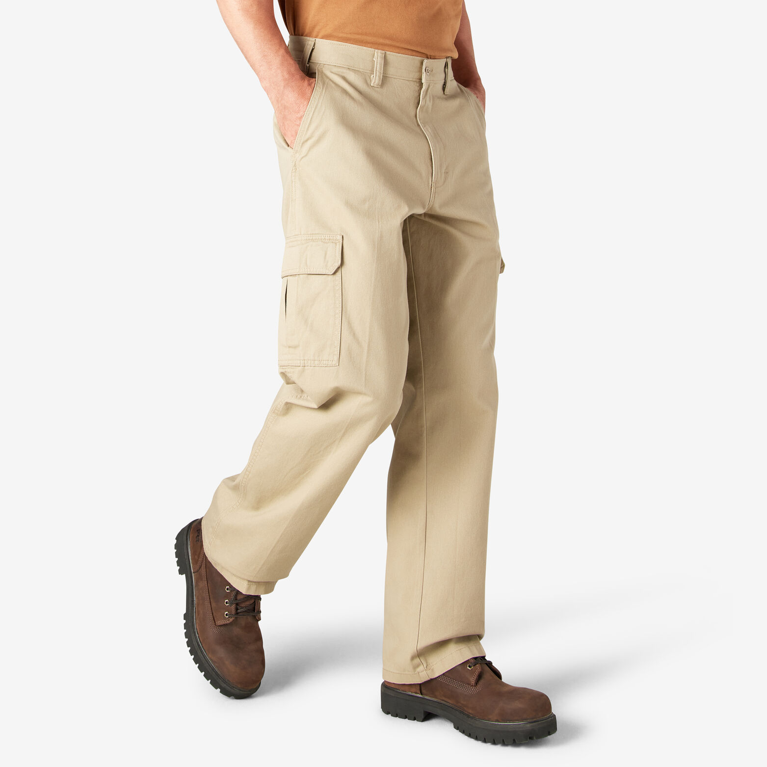 Loose Fit Cargo Pants For Men Khaki | Dickies