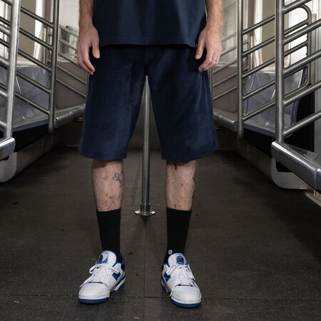 Short en velours c&ocirc;tel&eacute; Jake&nbsp;Hayes, 13&nbsp;po - Ink Navy &#40;IK&#41;