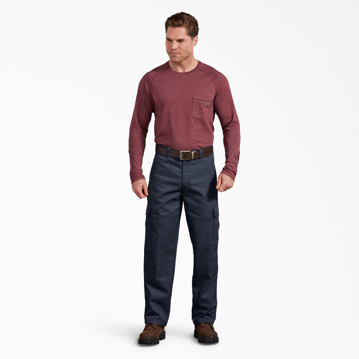 Pantalon cargo standard à ceinture adaptable - Dark Navy (DN) numéro de l’image 4