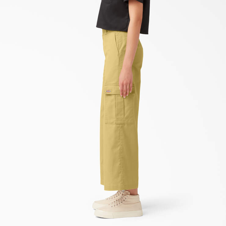 Pantalon cargo de coupe standard pour femmes - Stonewashed Dark Khaki (S2K) numéro de l’image 3