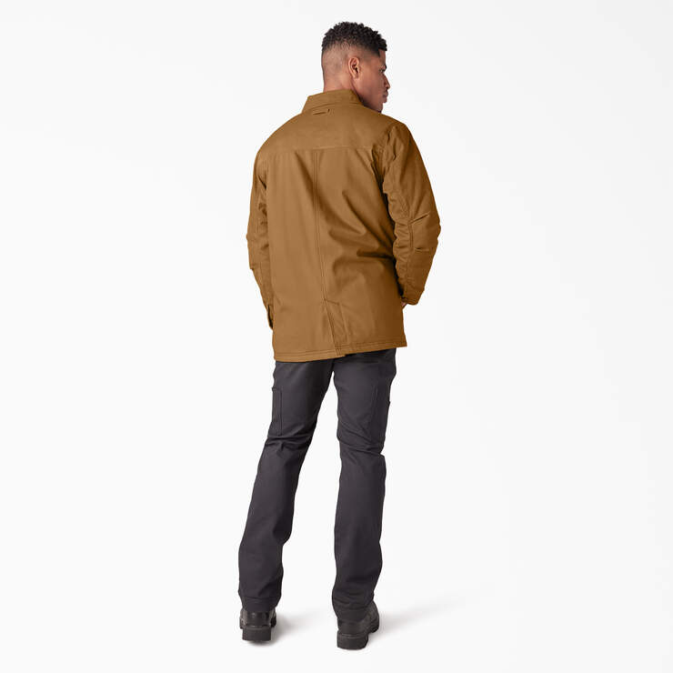 Waxed Canvas Chore Coat - Brown Duck (BD) image number 6
