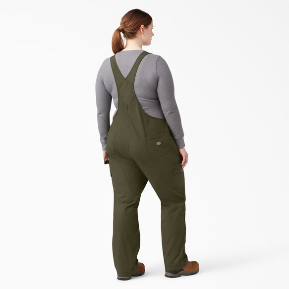 Women&#39;s Plus Cooling Ripstop Bib Overalls - Rinsed Military Green &#40;RML&#41;