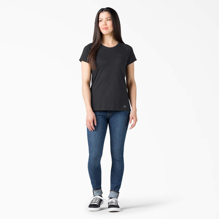 T-shirt fraîcheur à manches courtes pour femmes - Black (KBK) numéro de l’image 3