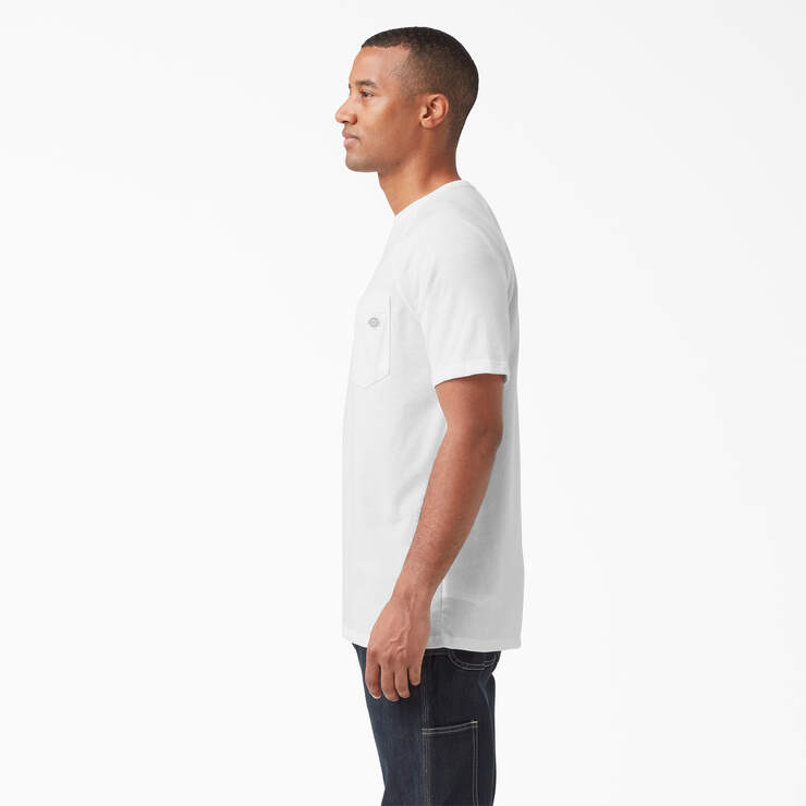 T-shirt rafraîchissant à manches courtes et à poche - White (WH) numéro de l’image 3