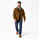Duck Canvas High Pile Fleece Lined Jacket - Rinsed Brown Duck &#40;RBD&#41;
