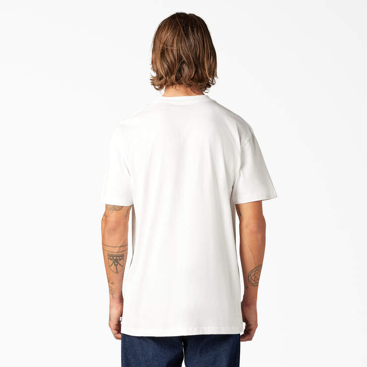 T-shirt épais à encolure ras du cou et à manches courtes - White (WH) numéro de l’image 2