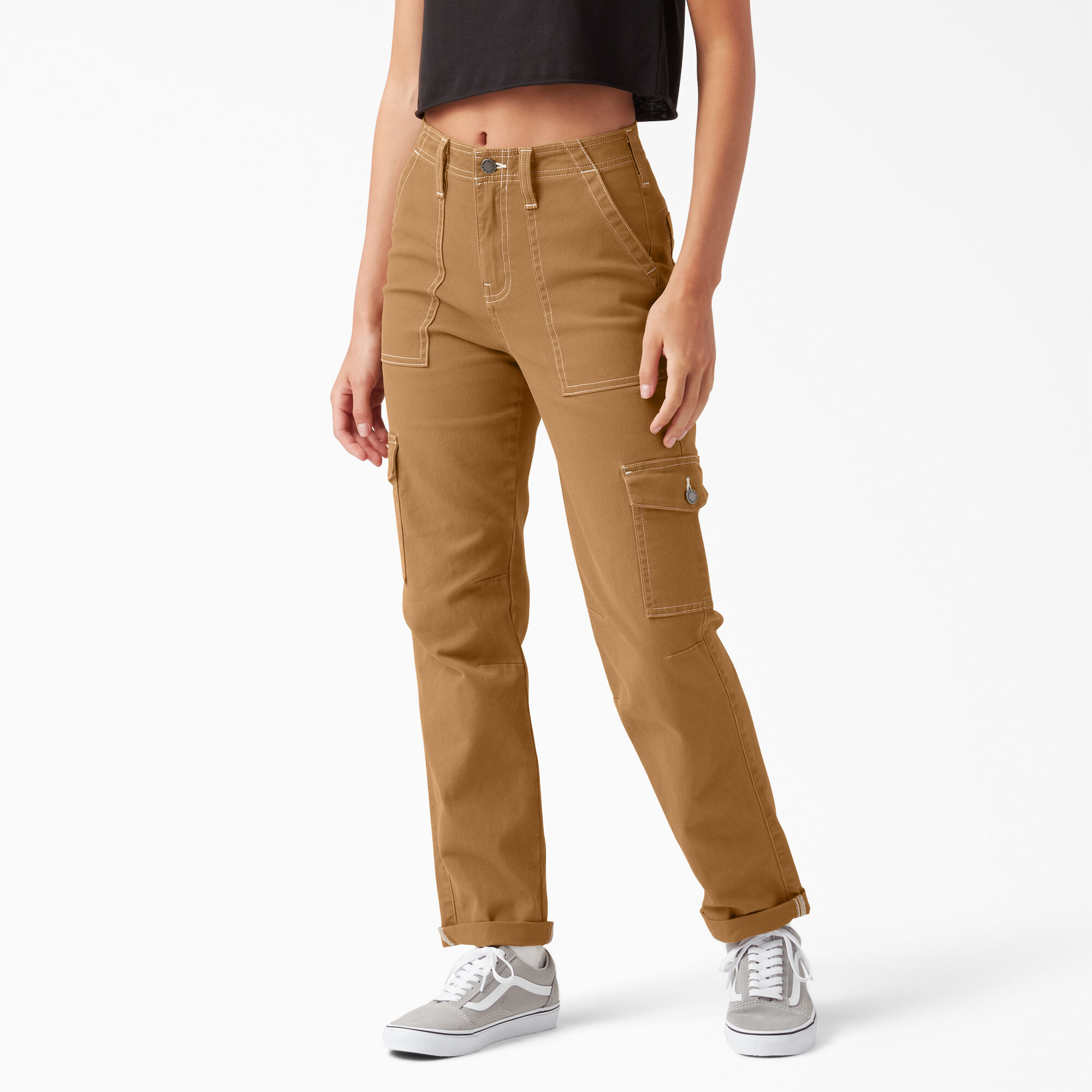 Cuffed combat pants deals