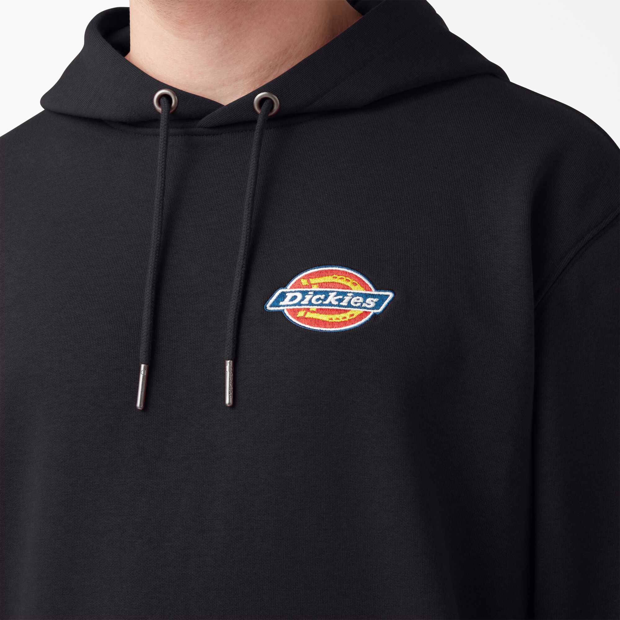 Fleece Embroidered Chest Logo Hoodie