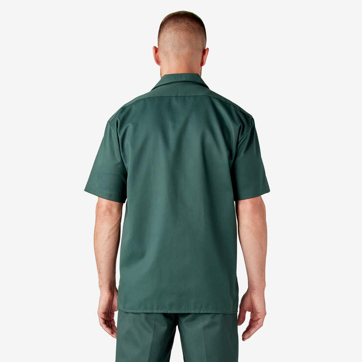 Short Sleeve Work Shirt - Hunter Green (GH) image number 2