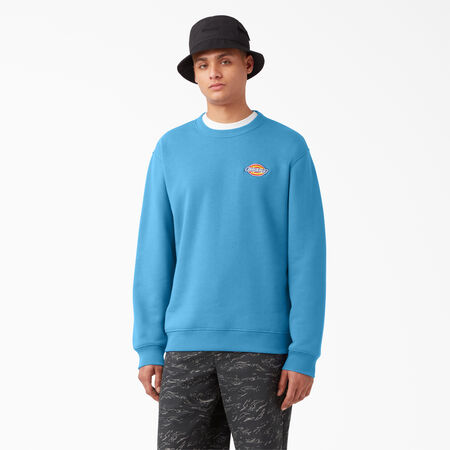 Fleece Embroidered Chest Logo Sweatshirt - Bright Cobalt &#40;B2T&#41;